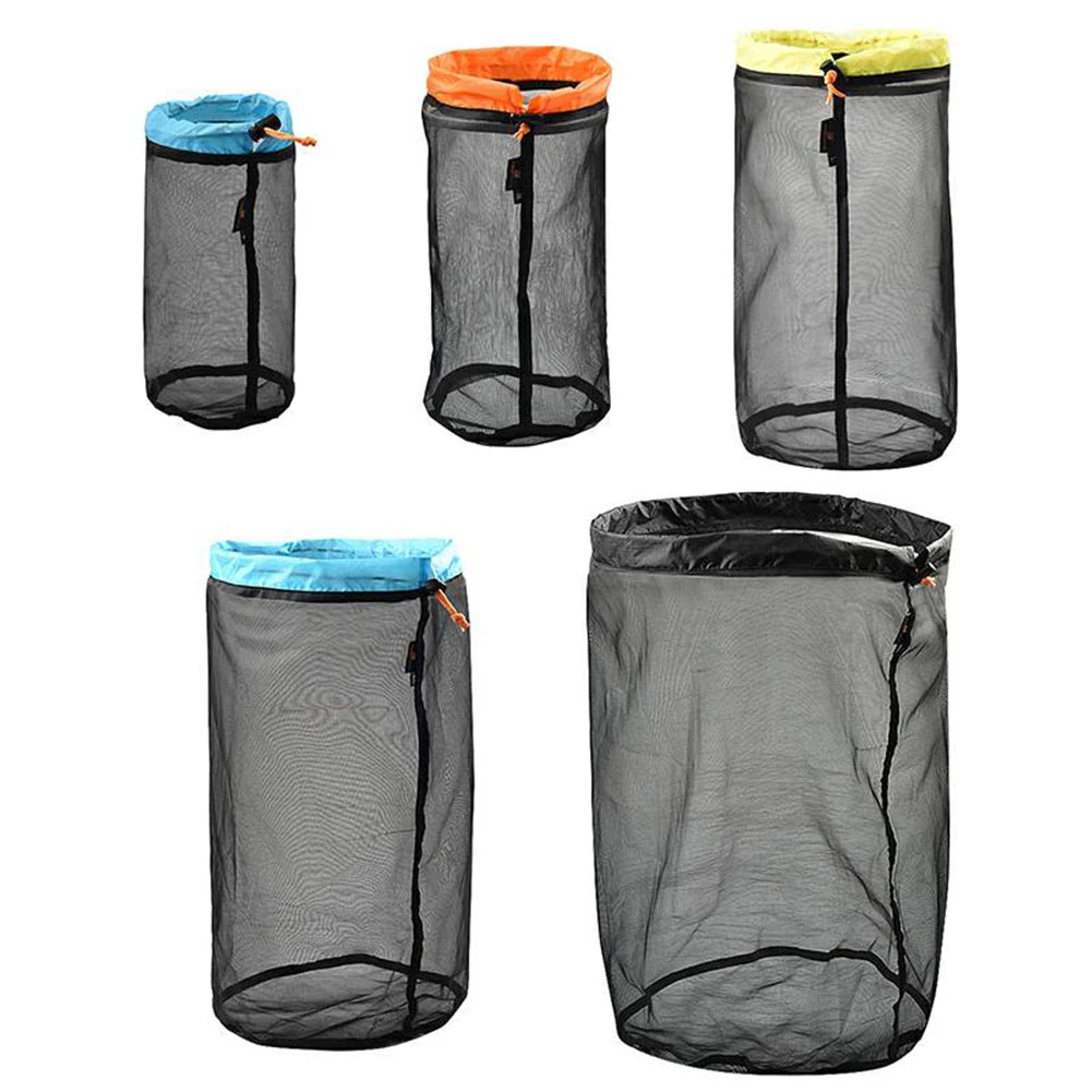 Portable Storage Package Waterproof Drawstring Storage Compression Bag Pack Space Saving Carry Pouch for Camping Travel Hiking - Macgyverzoutpost