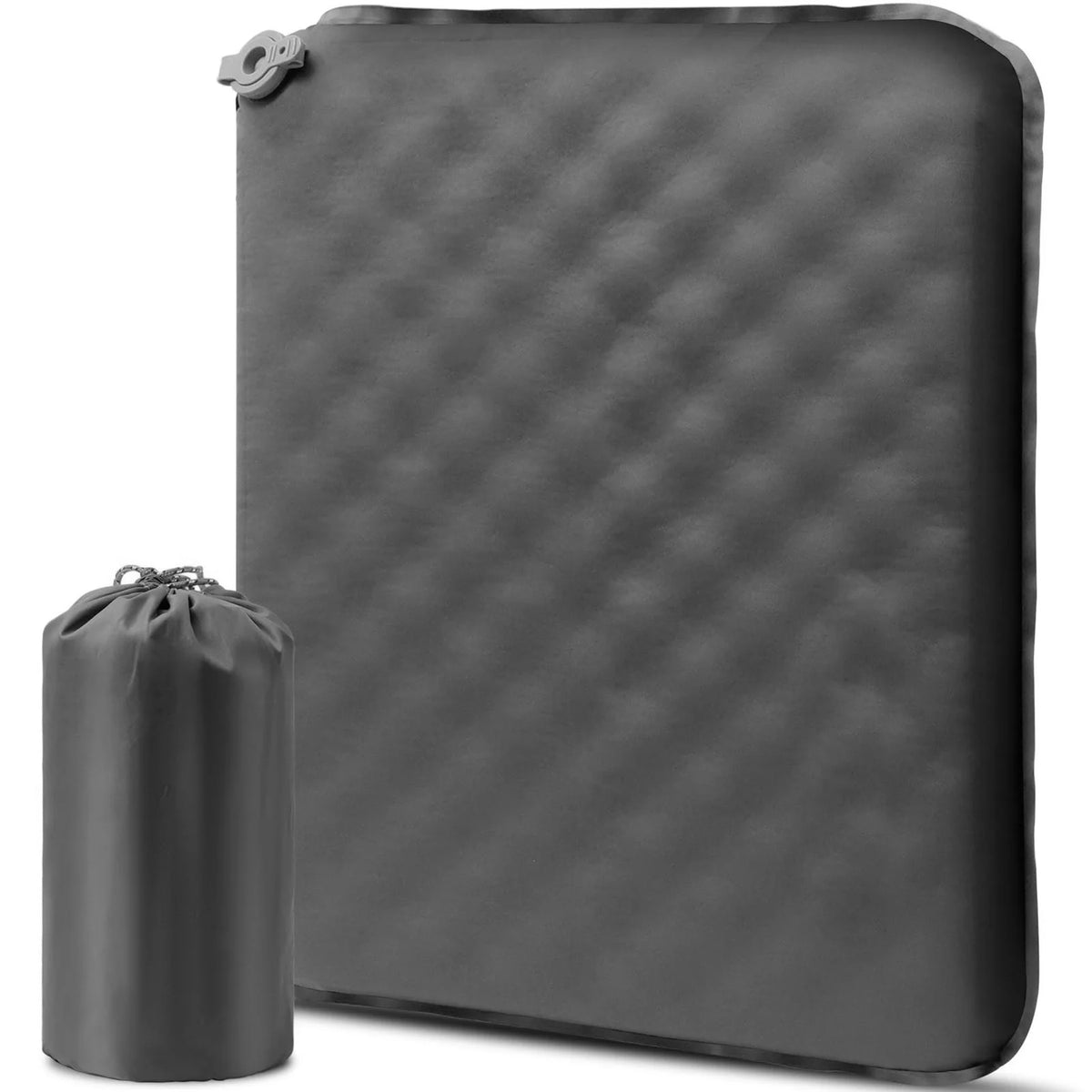 Portable Self Inflating Seat Cushion 5 Seconds Auto Inflate Camping Pad with Memory Foam Lightweight Travel Pillow for Outdoor - Macgyverzoutpost