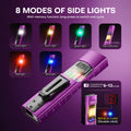 UV Multi-Function Flashlight, UV Light, Rechargeable, Aluminum Alloy, Portable Clip, Home occupancy verification, Pet Stain Detection, Outdoor Camping, Emergency Repairs - Macgyverzoutpost