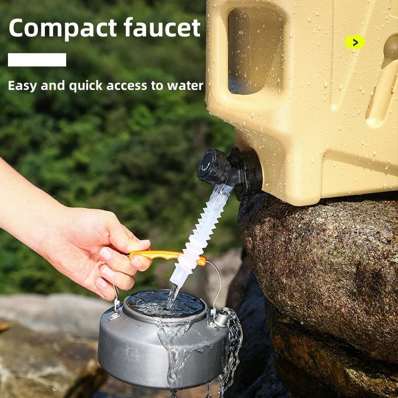 Large-Capacity Food-Grade Water Storage, Outdoor Storage Bucket, Suitable for Camping, Outdoor Gatherings and Travel Use