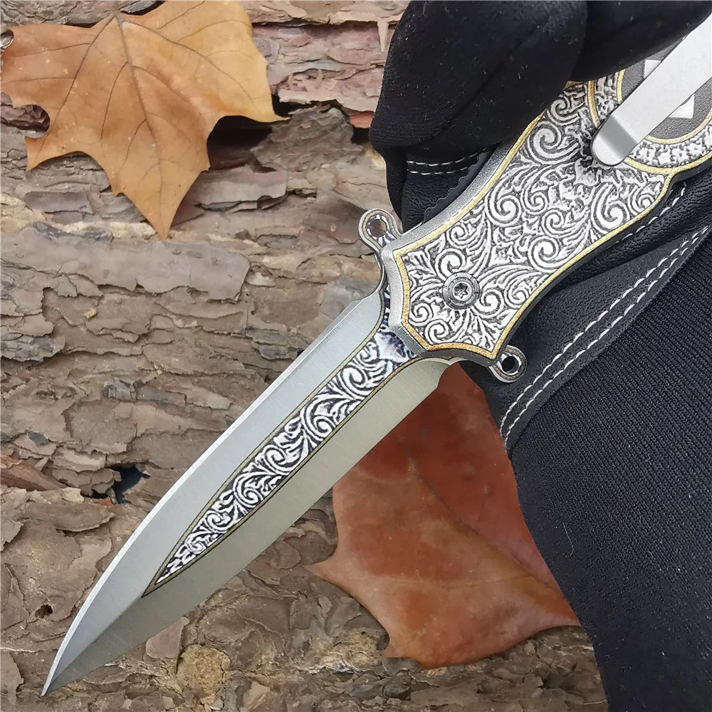 New Style Hot-selling High-quality Switchblade Multifunctional Outdoor Folding Knife Camping Survival Self-defense