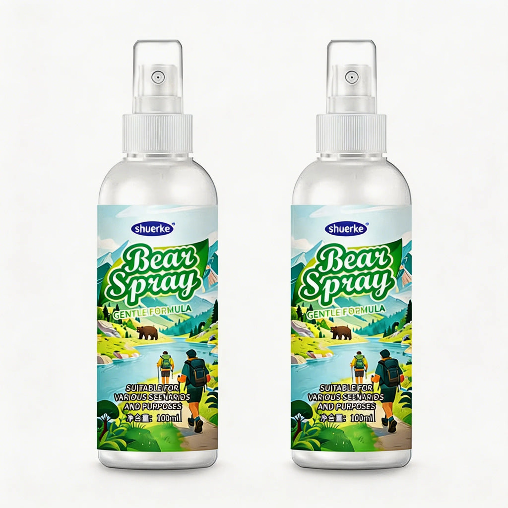 100ml Wildlife Repellent Spray Safety Lock Bear Dog Deterrent Pepper Oil Non-Lethal Camping Outdoor Hiking Forest Animal Gear