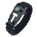 Outdoor paracord braided bracelet outdoor five-in-one multifunctional suitable for camping and summer camp - Macgyverzoutpost