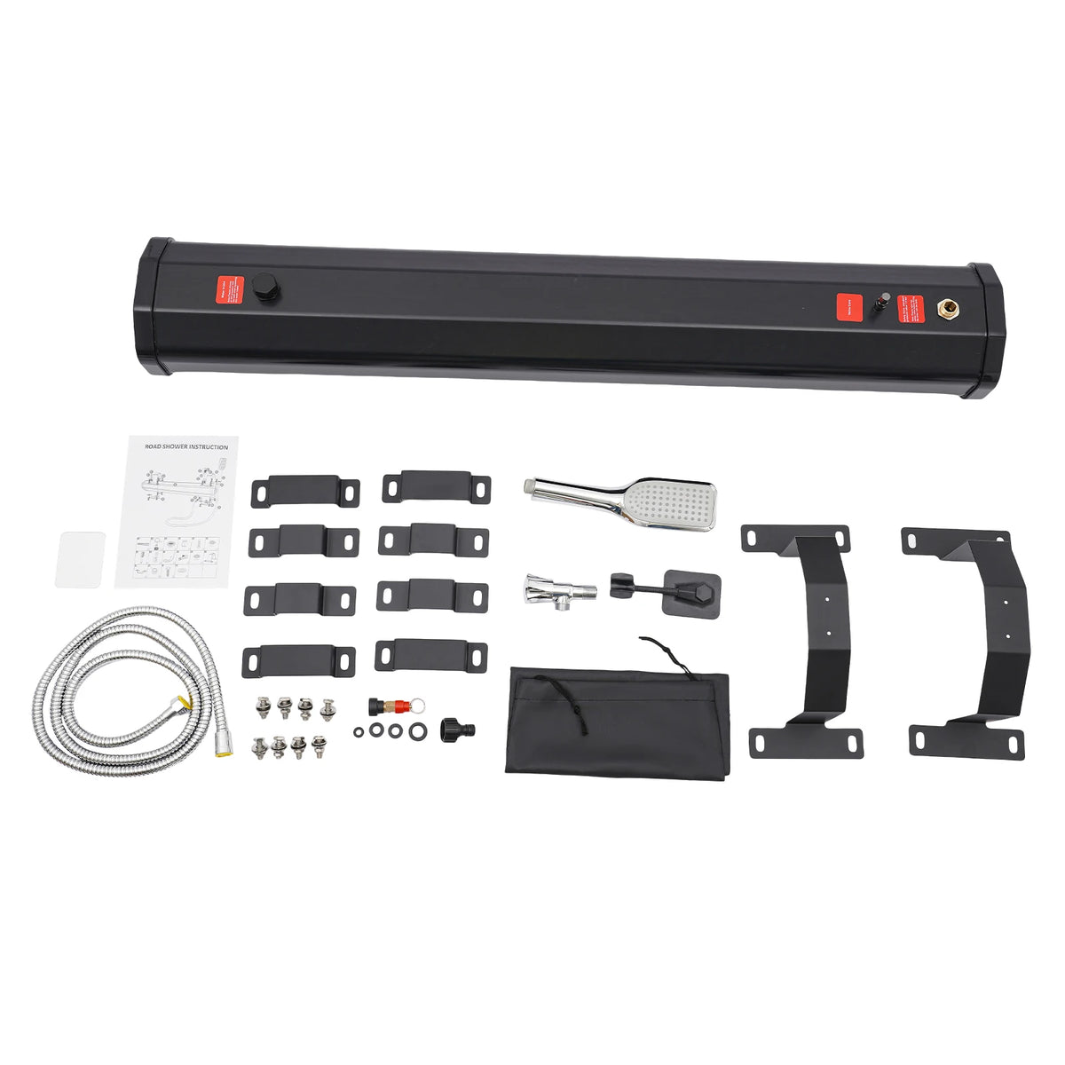 30L/18L Car Camping Shower Portable Water Tank for Camping, Roof Rack Mount Road Shower, Outdoor Activities Water Supply