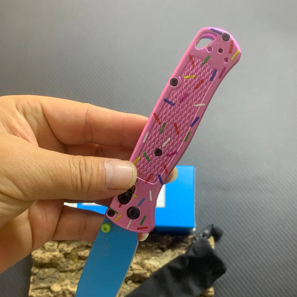 Factory Wholesale Retail BM535 Color Coated Folding Knife S30V Blade Aluminum Handle