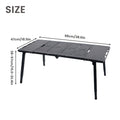 PAKICETUS Foldable Camping Table, Lightweight Portable Outdoor Utility Table for Backpacking, Hiking, Picnic, Travel, Garden & Family Outdoor Activities