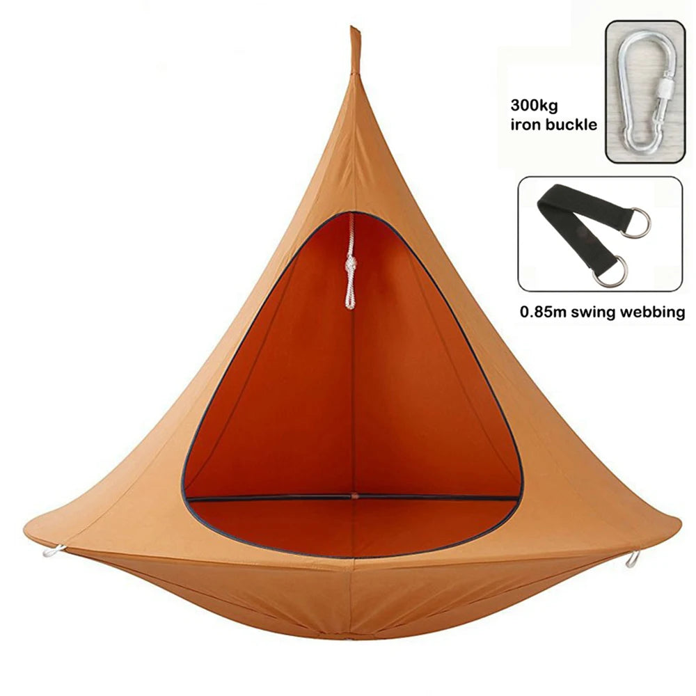 Hanging Chair Hammock, Portable Butterfly Shaped Swing Hanging Chair, 1200D Oxford Fabric Waterproof Casual Hanging Swing For Indoor Bedroom Living Room Decor, Outdoor Patio Garden Camping
