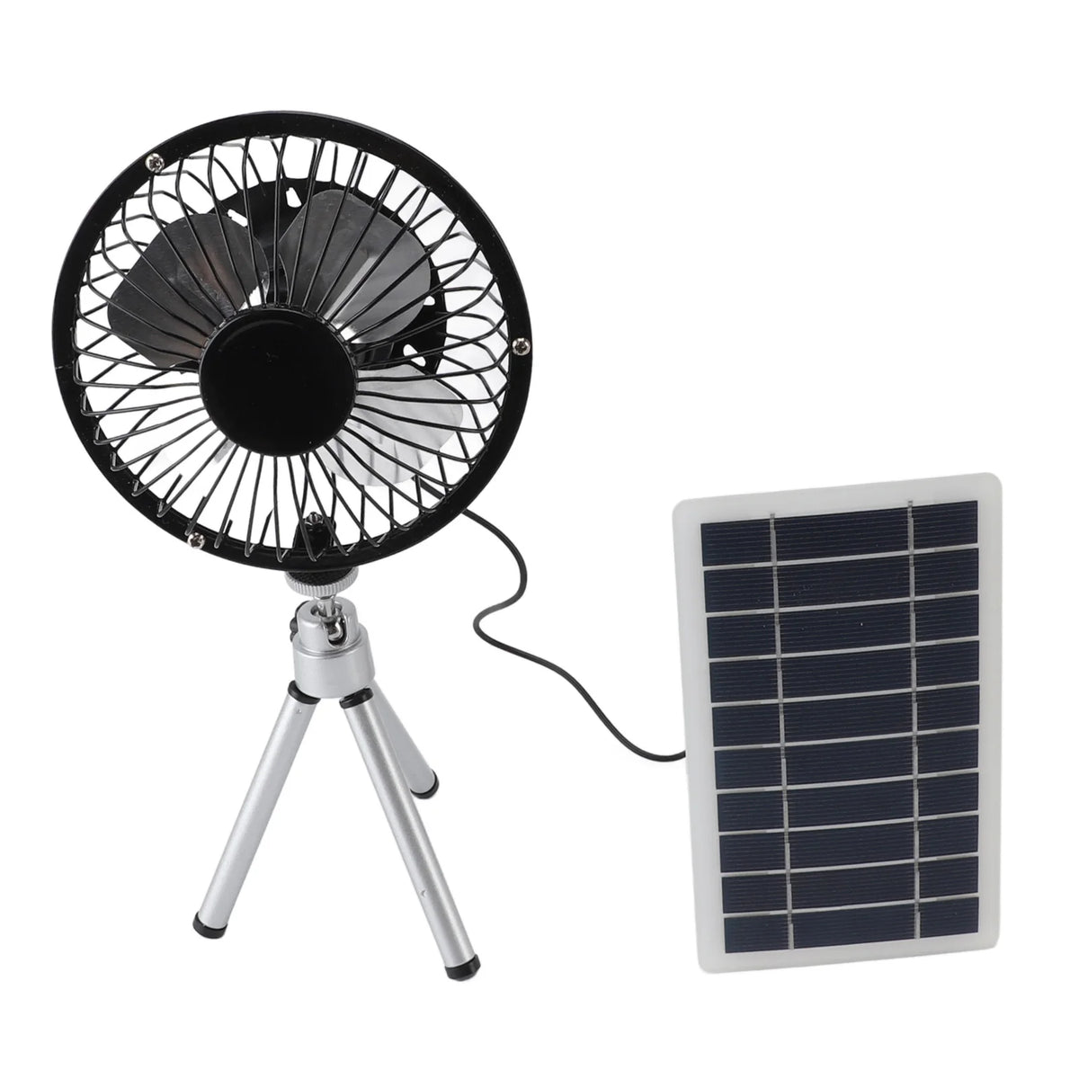 Solar Panel Powered Fan Quiet  Monocrystalline Silicon Portable Solar Fan
