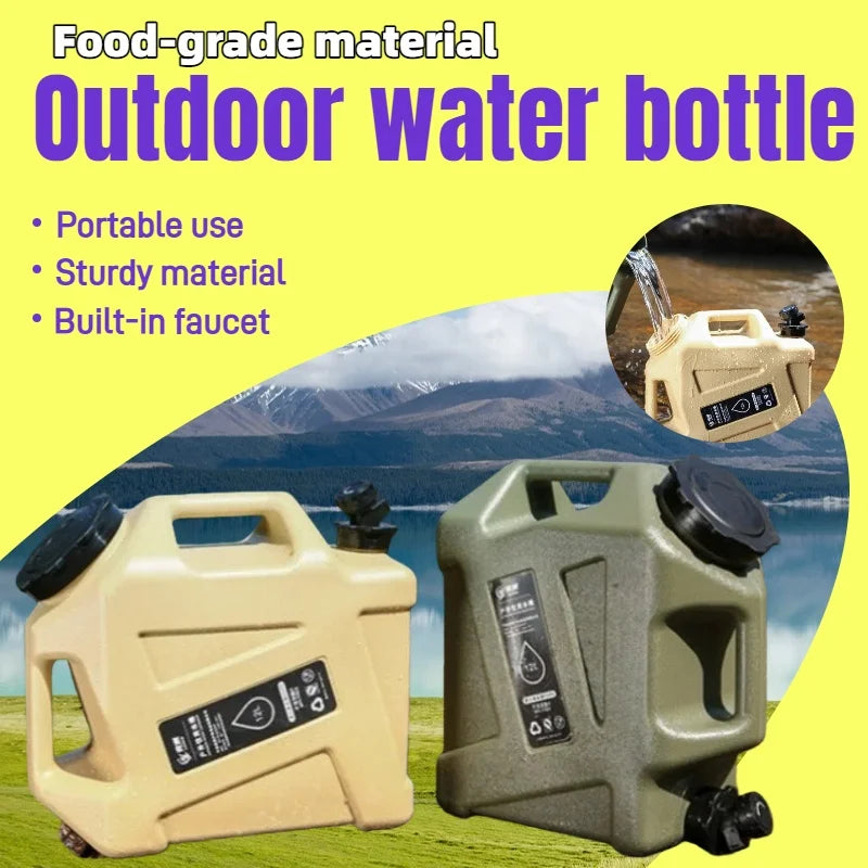 Large-Capacity Food-Grade Water Storage, Outdoor Storage Bucket, Suitable for Camping, Outdoor Gatherings and Travel Use