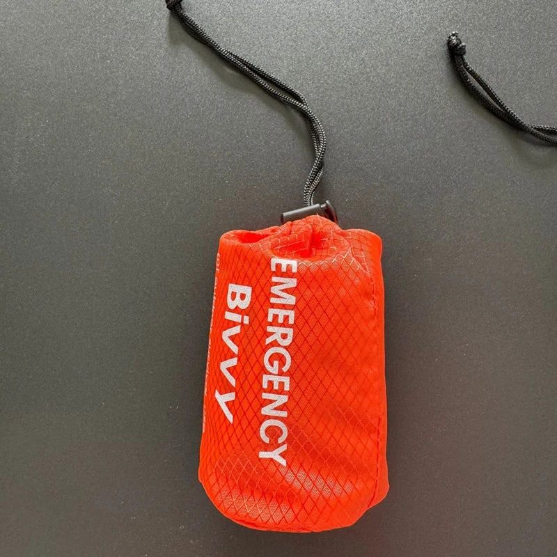 Emergency Sleeping Bag Survival Blanket Thermal Mylar Bivy Sack Lightweight Waterproof Portable Shelter For Camping Hiking - Macgyverzoutpost
