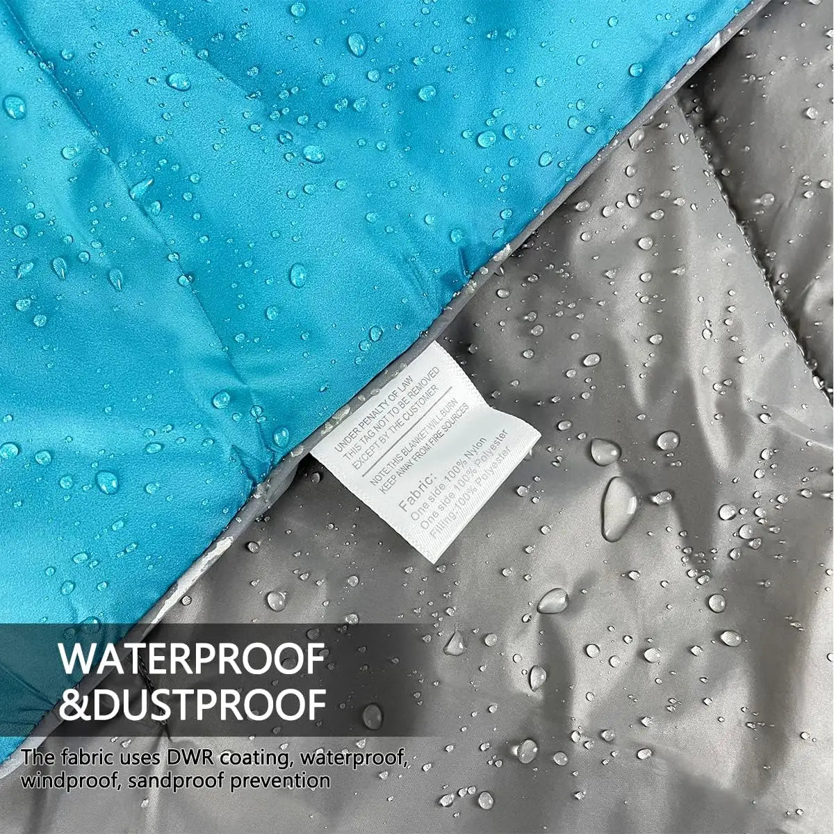 Outdoor Camping Blanket Fluffy Waterproof Warm Portable Storage Bag Hiking Car Use Multi-Functional Blanket - Macgyverzoutpost