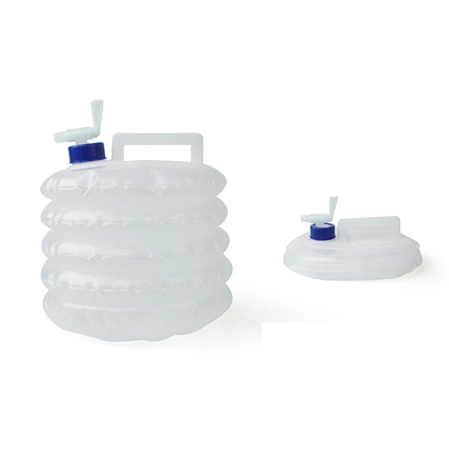 Portable 5/10L /15L Outdoor Foldable Collapsible Drinking Car Water Bag Carrier Container
