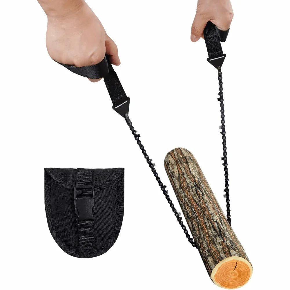 High Quality Portable Wire Saw Multi Function 11/33 Teeth Hand Drawn Saw with Pouch Durable Pocket Manual Saw Field Work
