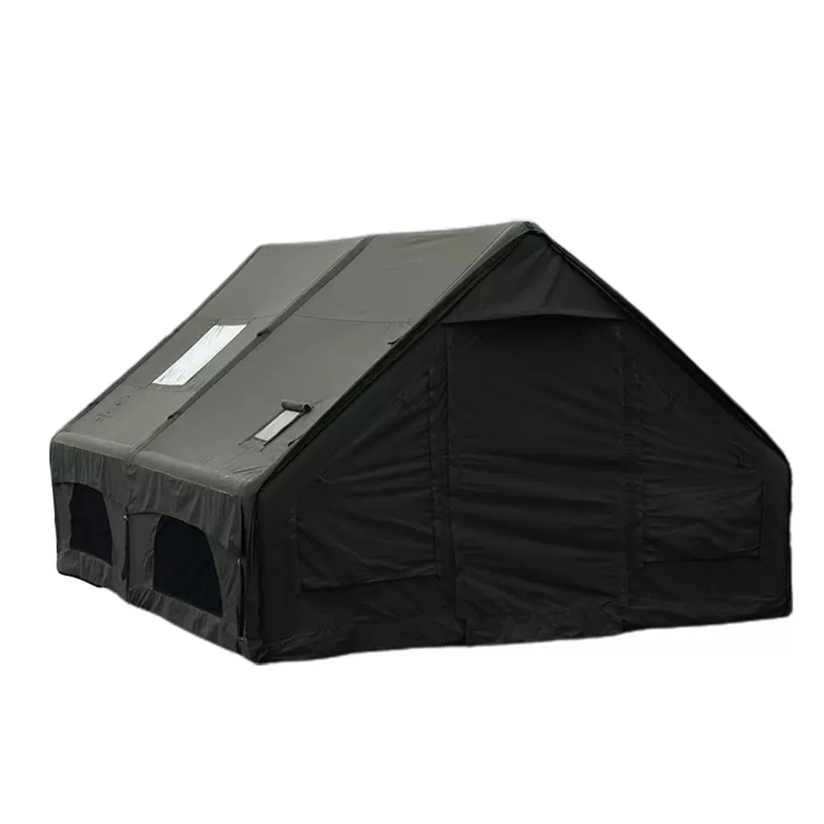 PAKICETUS Large Luxury Inflatable Glamping Tent with Manual Hand Pump, Easy Setup 4 Season Anti-Snow Spacious Family Shelter, Weatherproof Air Tent - Macgyverzoutpost
