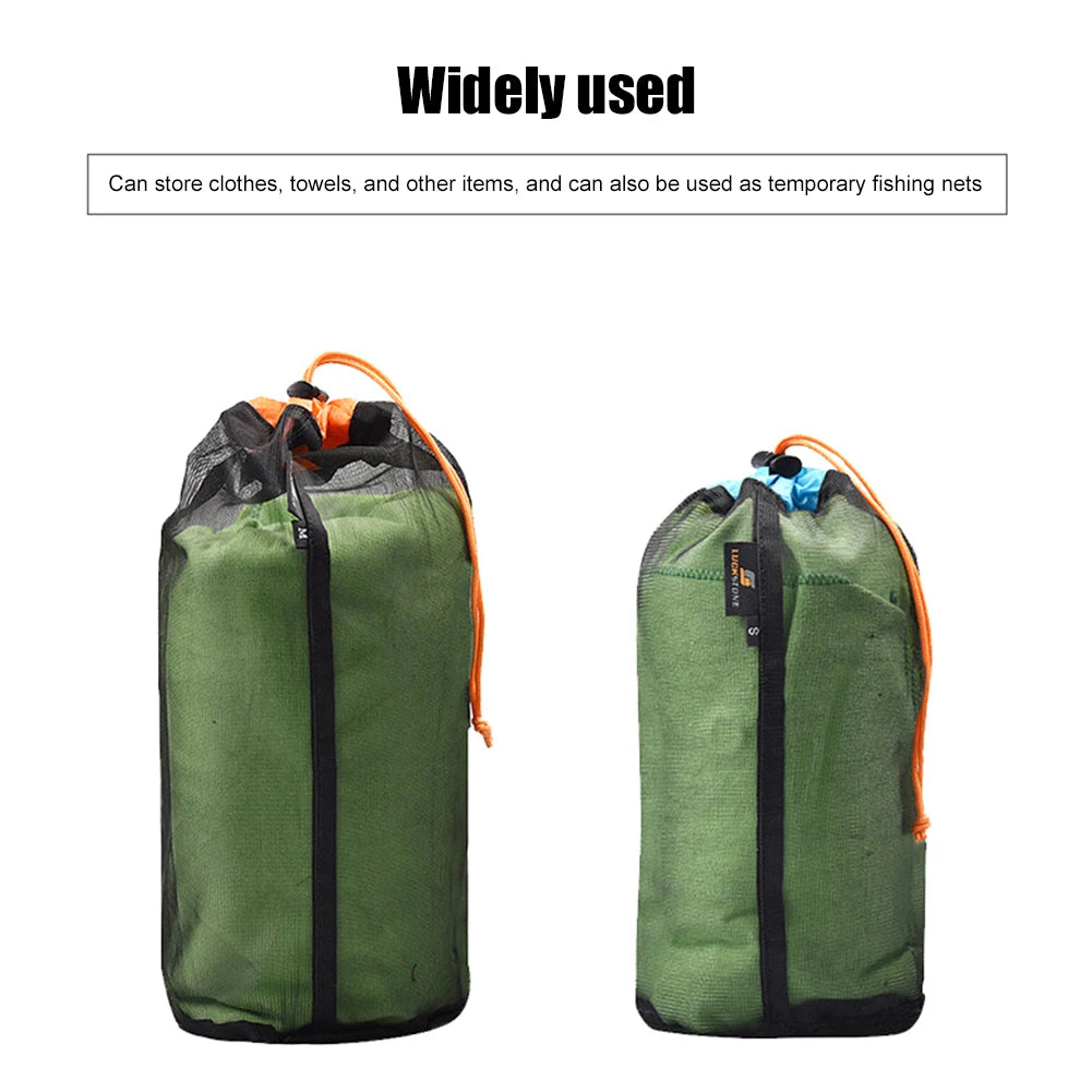 Portable Storage Package Waterproof Drawstring Storage Compression Bag Pack Space Saving Carry Pouch for Camping Travel Hiking - Macgyverzoutpost