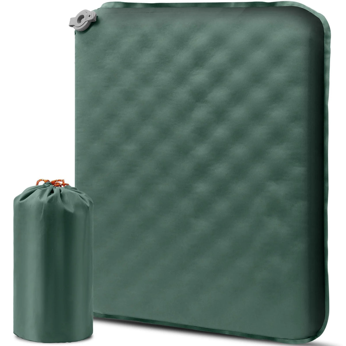 Portable Self Inflating Seat Cushion 5 Seconds Auto Inflate Camping Pad with Memory Foam Lightweight Travel Pillow for Outdoor - Macgyverzoutpost
