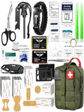 258-Piece Emergency Survival Kit Portable Travel First Aid Kit Car Camping Gear Tactical Hiking EVA Bag Office Boat Accident Pack