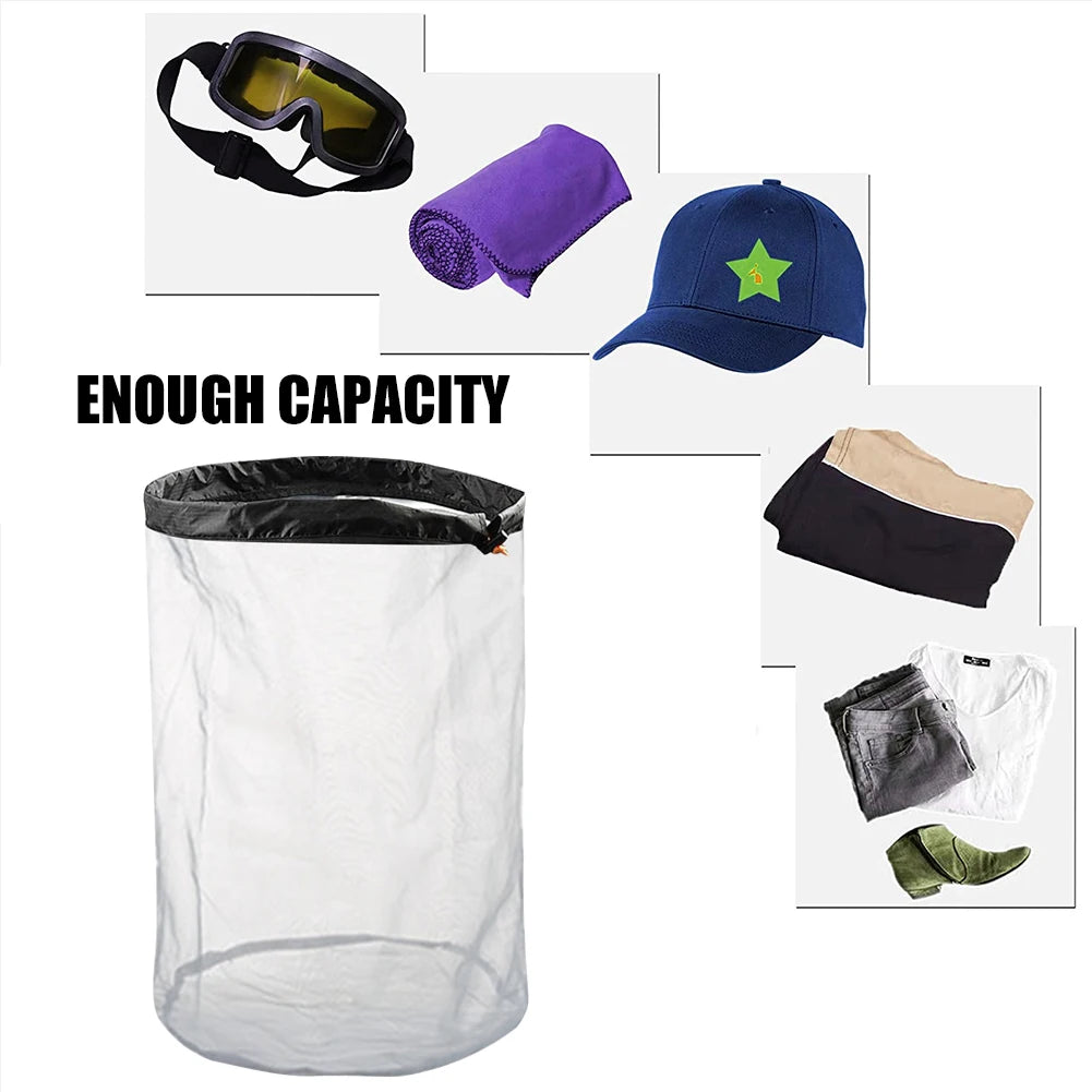Portable Storage Package Waterproof Drawstring Storage Compression Bag Pack Space Saving Carry Pouch for Camping Travel Hiking - Macgyverzoutpost