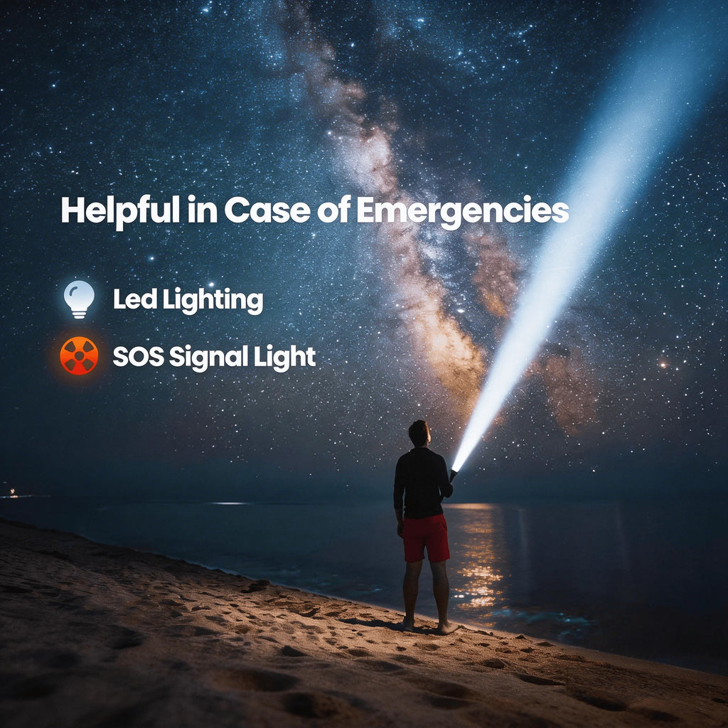 2026 New Waist Portable Fan,Handheld Neck Mini Desktop Fan,Emergency Power Bank Function,5000mAh 10H Long Lasting,100 Speed Adjustable,LED Flashlight&SOS Light,Type-C Rechargeable Ultra Quiet Fan - Macgyverzoutpost