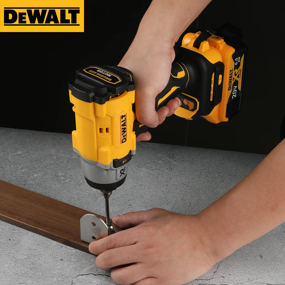 DEWALT DCF922B 20V MAX ATOMIC 1/2" Brushless Impact Wrench 450ft-lbs Breakaway 300ft-lbs Fastening 3-Speed Compact LED