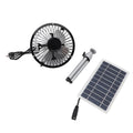 Solar Panel Powered Fan Quiet  Monocrystalline Silicon Portable Solar Fan