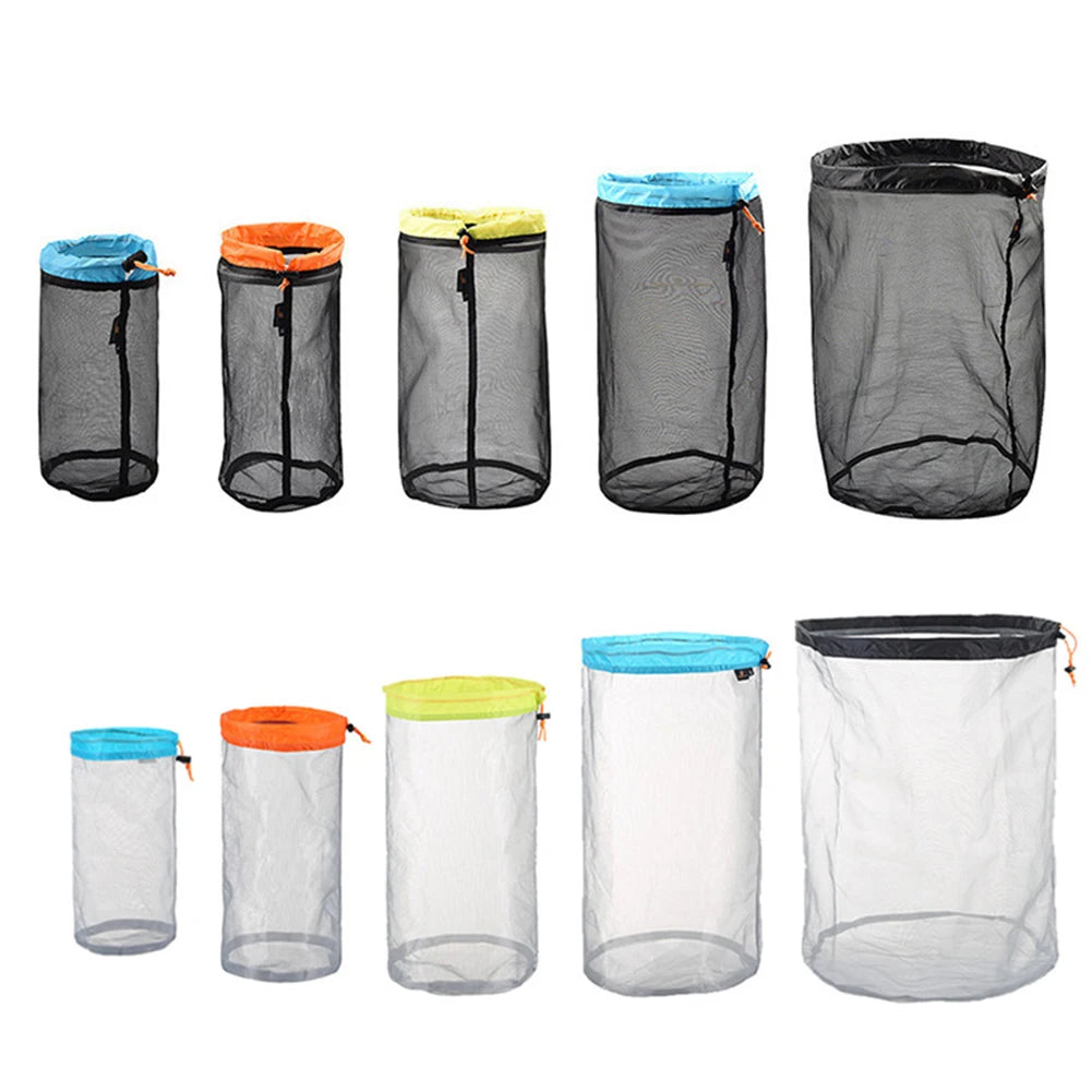 Portable Storage Package Waterproof Drawstring Storage Compression Bag Pack Space Saving Carry Pouch for Camping Travel Hiking - Macgyverzoutpost