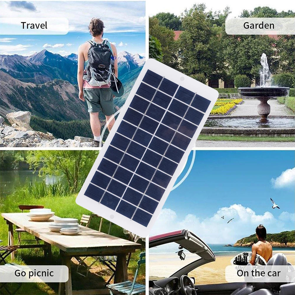 10W 5V USB Battery Charger Solar Panel Waterproof 900MA Output Lightweight Scratchproof Power Bank - Macgyverzoutpost