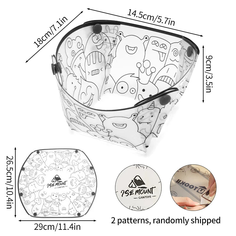 Folding Camping Tableware Outdoor Portable Folding Lightweight Bowl Dinner Plate Water Cup Multi-purpose - Macgyverzoutpost
