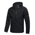 Men's Lightweight Waterproof Rain Jacket, Shell Hooded Outdoor Raincoat Hiking Windbreake jacket - Macgyverzoutpost