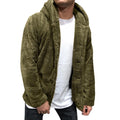 Stylish Hooded Coat Cozy Winter Coat Hooded Buttons Closure Thick Warm Men's Coat Outdoor Jacket - Macgyverzoutpost