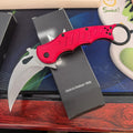 Factory Direct Portable Tactical Karambit Knife with High-Grade Nylon Fiber Handle US Stock Multi-Purpose Outdoor Knife OEM Custom Available Fast Delivery Ideal Holiday Present