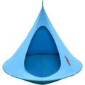 Cozy Polyester Swing Chair - Indoor/Outdoor Hammock with 440 lb Capacity, 18ft Rope & Carabiner (Turquoise)