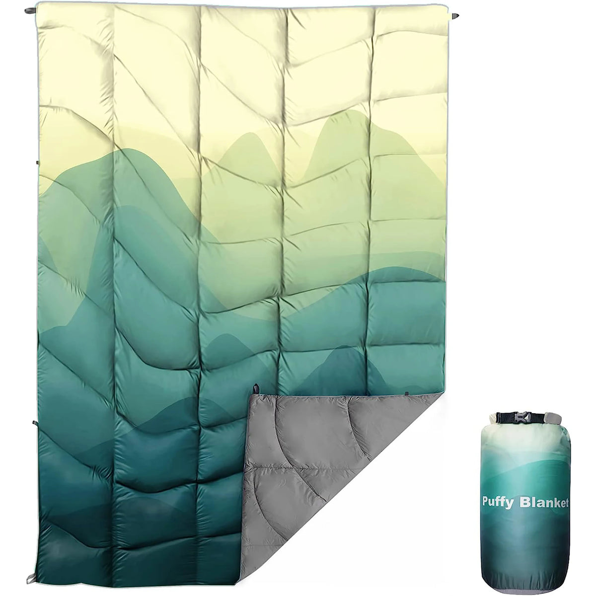 Outdoor Camping Blanket Fluffy Waterproof Warm Portable Storage Bag Hiking Car Use Multi-Functional Blanket - Macgyverzoutpost