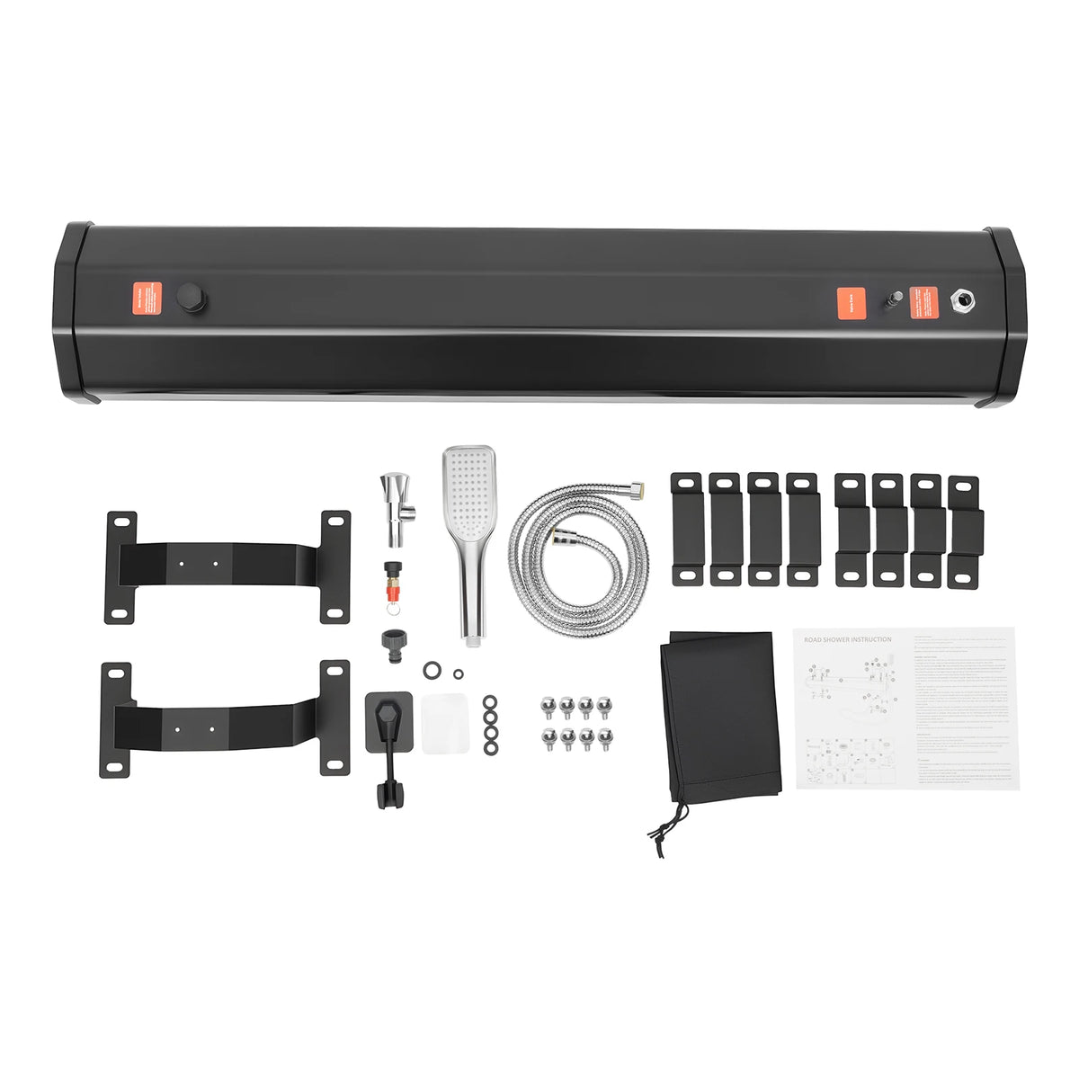 30L/18L Car Camping Shower Portable Water Tank for Camping, Roof Rack Mount Road Shower, Outdoor Activities Water Supply