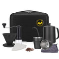9-piece Set Of Portable Stainless Steel Hand Brewed Coffee Maker For Travel Camping  And Outdoor Activities